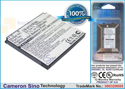 Аккумулятор CS-HT8181SL для Vodafone Desire 3,7V 1200Ah Li-ion