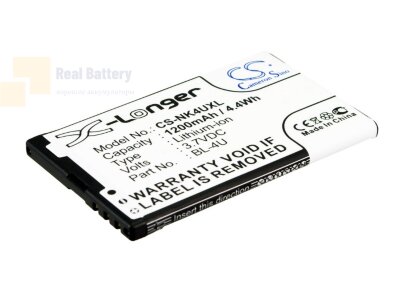 Аккумулятор CS-NK4UXL для Nokia 301 3,7V 1200Ah Li-ion