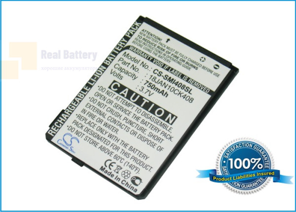 Аккумулятор CS-SMI408SL для Samsung SGH-i400 3,7V 750Ah Li-ion