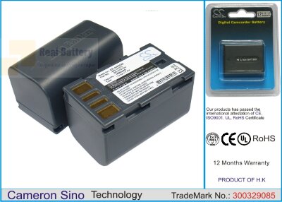 Аккумулятор CS-JVF815D для JVC EX-Z2000 7,4V 1600Ah Li-ion