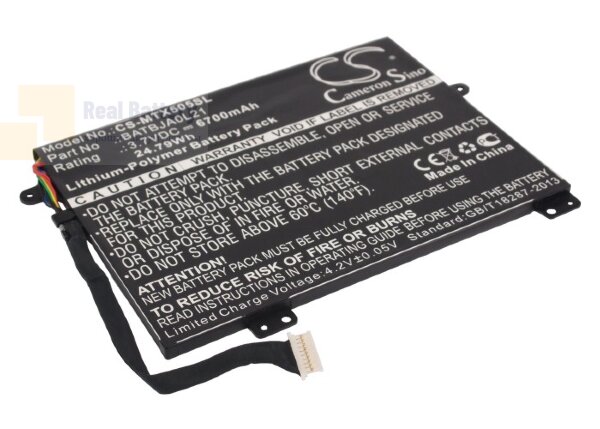 Аккумулятор CS-MTX505SL для Motorola MZ505 3,7V 6700Ah Li-Polymer