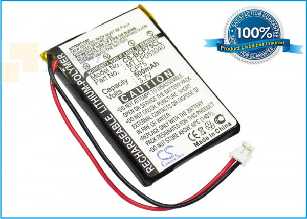 Аккумулятор CS-BCP75CL для Uniross CP75 3,7V 500Ah Li-Polymer