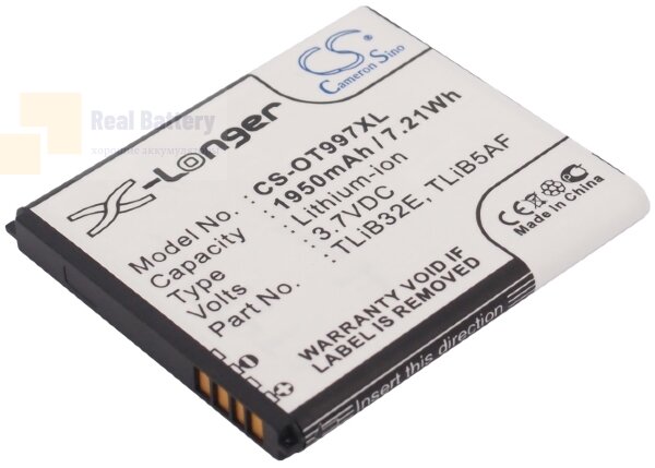 Аккумулятор CS-OT997XL для T-Mobile Linkzone MW41 3,7V 1950Ah Li-ion