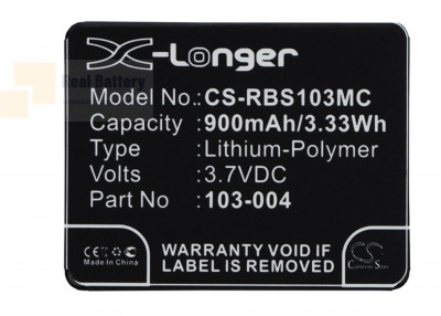Аккумулятор CS-RBS103MC для Evolveo W7 3,7V 900Ah Li-Polymer