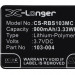 Аккумулятор CS-RBS103MC для Evolveo W7 3,7V 900Ah Li-Polymer
