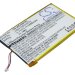Аккумулятор CS-AEJ001SL для Ectaco jetBook e-Book Reader Burgundy 3,7V 3000Ah Li-Polymer