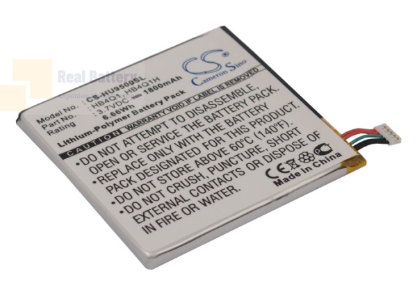 Аккумулятор CS-HU9500SL для Huawei Ascend D Quad XL 3,7V 1800Ah Li-Polymer
