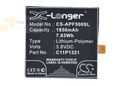 Аккумулятор CS-APF500SL для Asus A68M 3,8V 1850Ah Li-Polymer