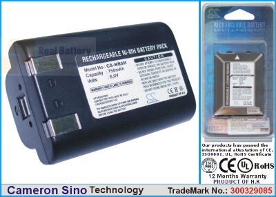 Аккумулятор CS-NB5H для Canon PowerShot 600 6V 750Ah Ni-MH