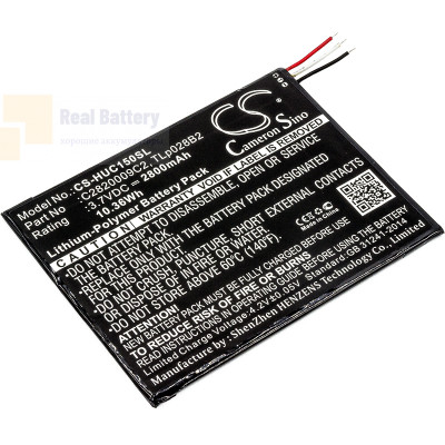 Аккумулятор CS-HUC150SL для Alcatel One Touch Pixi 3 (7) WiFi 3,7V 2800Ah Li-Polymer