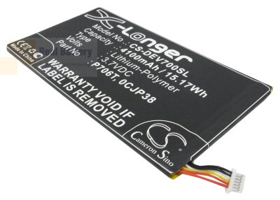 Аккумулятор CS-DEV700SL для DELL Venue 7 3,7V 4100Ah Li-Polymer