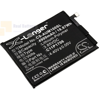 Аккумулятор CS-AUM100SL для Asus ZB602KL 3,85V 4900Ah Li-Polymer