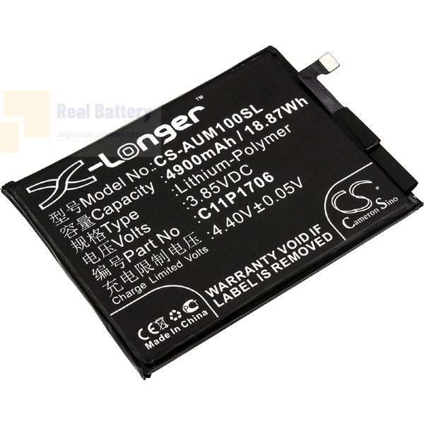 Аккумулятор CS-AUM100SL для Asus ZB602KL 3,85V 4900Ah Li-Polymer