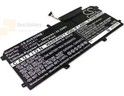 Аккумулятор CS-AUX305NB для Asus U305CA6Y30  11,4V 3800mAh Li-Polymer