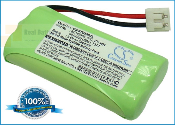 Аккумулятор CS-BTB500CL для Alcatel Versatis 150 2,4V 600Ah Ni-MH