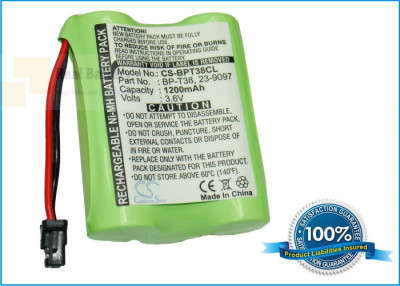 Аккумулятор CS-BPT38CL для Sony SPP-A2770 3,6V 1200Ah Ni-MH