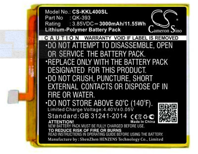Аккумулятор CS-KKL400SL для 360 1503-A01 3,85V 3000Ah Li-Polymer