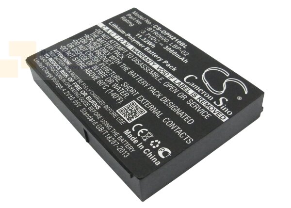 Аккумулятор CS-OPH210BL для Opticon H21 3,7V 3060Ah Li-Polymer