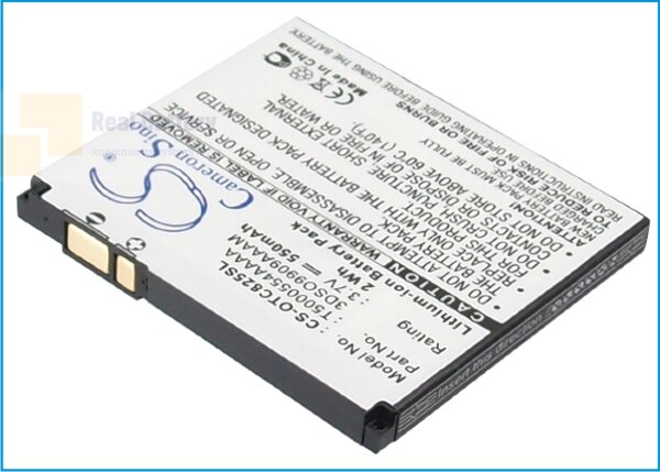 Аккумулятор CS-OTC825SL для Alcatel Elle No3 3,7V 550Ah Li-ion