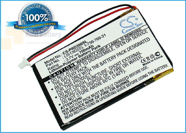 Аккумулятор CS-PRD300SL для Sony PRS-300 3,7V 750Ah Li-Polymer