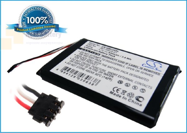 Аккумулятор CS-IQN120SL для Garmin Nuvi 1200 3,7V 930Ah Li-ion