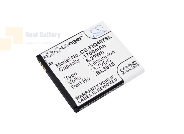 Аккумулятор CS-FIQ407SL для Fly ERA Nano 7 3,7V 1700Ah Li-ion