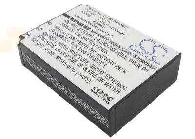Аккумулятор CS-KLB070MC для Kodak Pixpro AZ651 7,4V 850Ah Li-ion