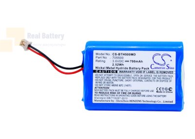 Аккумулятор CS-BTH500MD для BrandTech Multichannel Transferpette Pip 3,6V 700Ah Ni-MH