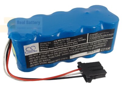 Аккумулятор CS-NK7631MD для Nihon Kohden ECG-1350 12V 2800Ah Ni-MH
