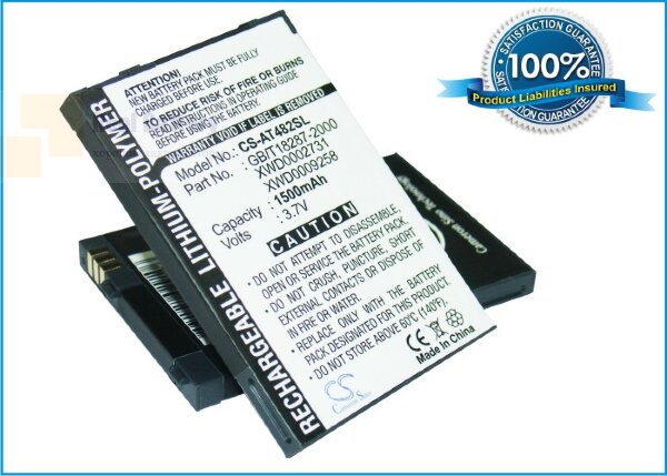 Аккумулятор CS-AT482SL для RoverPC N6 3,7V 1500Ah Li-ion