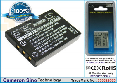 Аккумулятор CS-KLIC5001 для Sanyo Xacti DMX-FH11 3,7V 1400Ah Li-ion