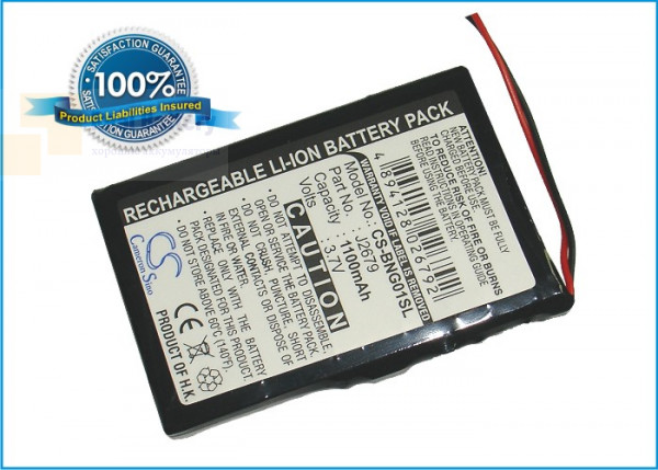 Аккумулятор CS-BNG01SL для Blaupunkt Navi GPS 3,7V 1100Ah Li-ion