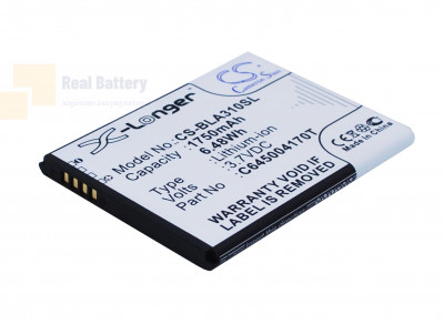 Аккумулятор CS-BLA310SL для BLU A310 3,7V 1750Ah Li-ion