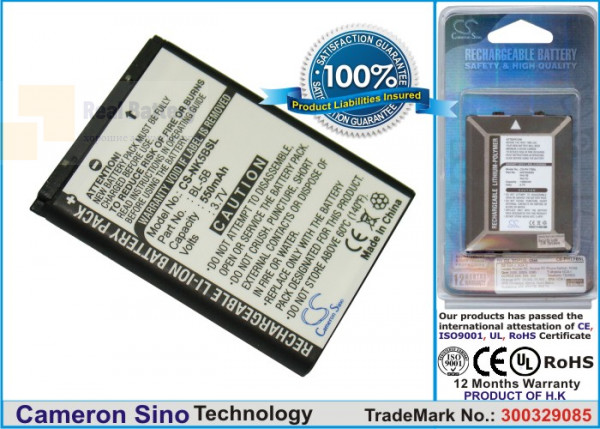 Аккумулятор CS-NK5BSL для SVP CyberSnap-901 3,7V 550Ah Li-ion