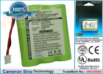 Аккумулятор CS-P240CL для SANIK 3SNAA60SJ1 3,6V 1500Ah Ni-MH