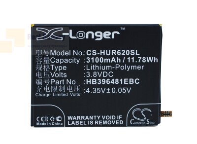 Аккумулятор CS-HUR620SL для Huawei Ascend Y6 2 3,8V 3100Ah Li-Polymer
