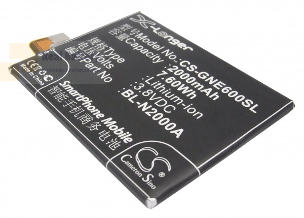 Аккумулятор CS-GNE600SL для BLU L240A 3,8V 2000Ah Li-Polymer