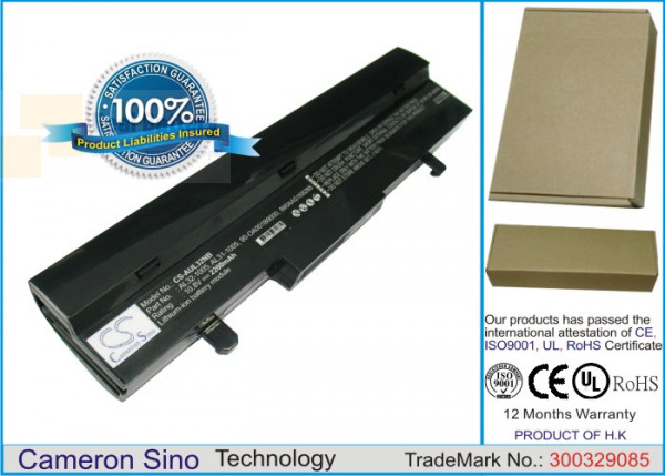Аккумулятор CS-AUL32NB для Asus Eee PC 1001HA 10,8V 2200Ah Li-ion