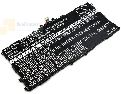 Аккумулятор CS-SGP600SL для Samsung Galaxy Note 10.1 3,8V 6600Ah Li-Polymer